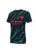 Fotbalové Dres Manchester City Erling Haaland #9 Dámské Třetí Oblečení 2023-24 Krátký Rukáv